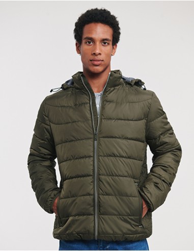 R-R-440M-0-Mens Hooded Nano Jacket
